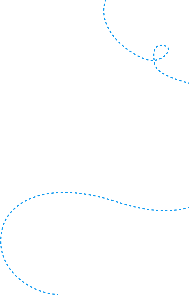 Blue Dotted Line